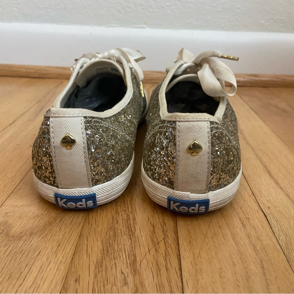 Keds x Kate Spade New York Champion Glitter Sneakers - 8.5 - Picture 10 of 14